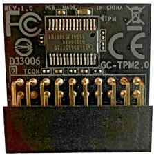 Gigabyte GC-TPM2.0 TPM Module 20 Pin Compute Securely bus header key Trusted