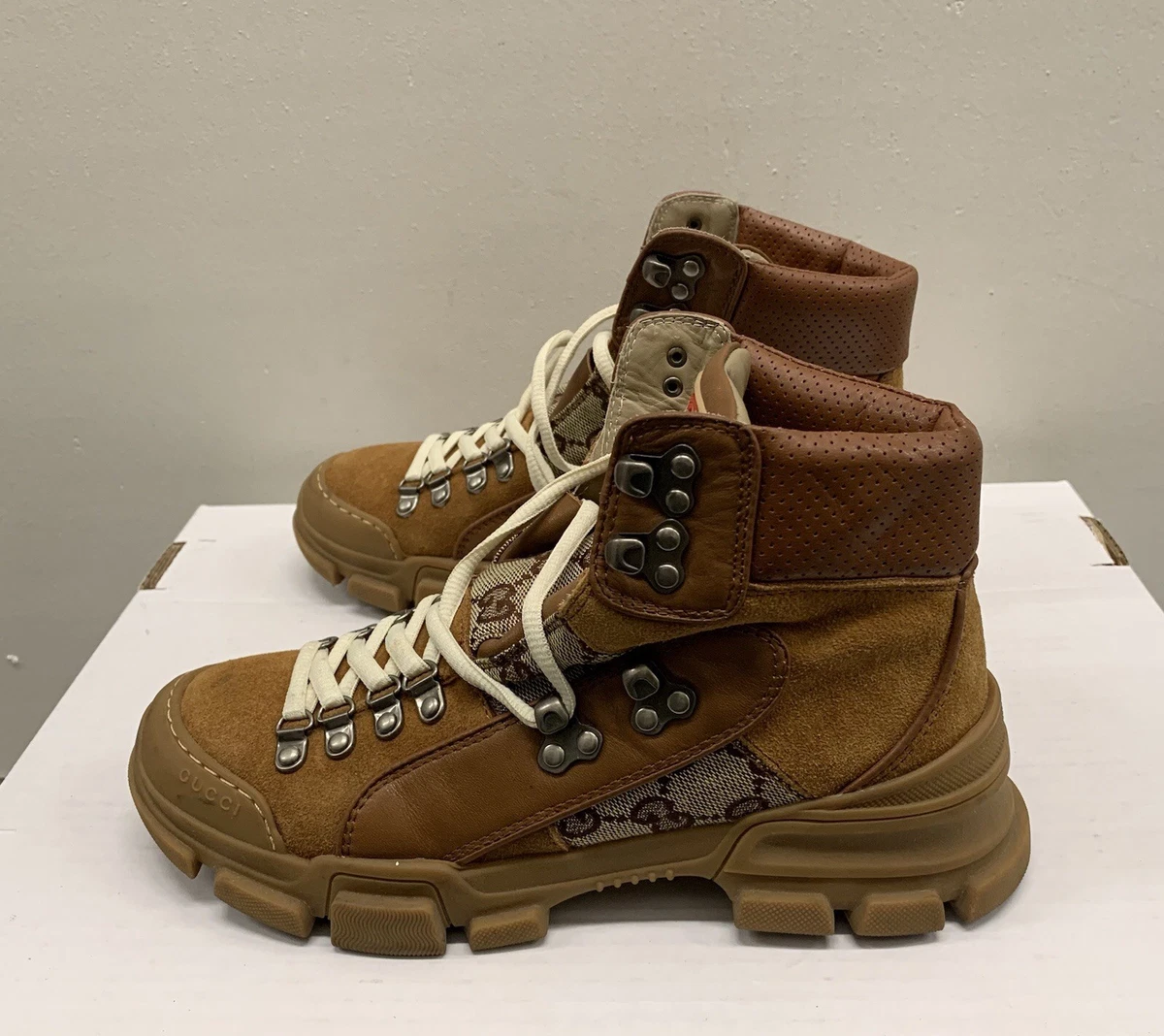 Gucci Monogram Shoes Indiana Women's Boots for sale | eBay
