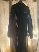 Spada Full Body black waterproof Rain Suit  Size XL zipped and vel fastenings
