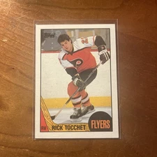 RICK TOCCHET  1987-88  ROOKIE  Topps  #2  Philadelphia Flyers