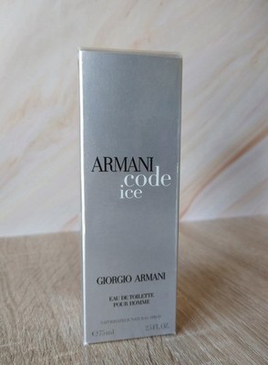 Giorgio Armani CODE ICE EDT 75ml, Discontinued, Very Rare & New