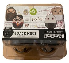 Harry Potter 4 Pack Minis Knit Series  061 Vinyl Figure Set Handmade By Robots