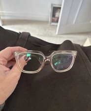 Céline Perspex glasses in rose. Still have my lenses But Easily Re Glazed.