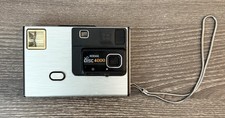 Kodak Disc 4000 Vintage Silver Retro Film Camera Untested Great Condition
