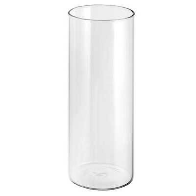 7.1''x2.6'' Clear Glass Cylinder Vase Table Flower Vase Floating Candle Holder