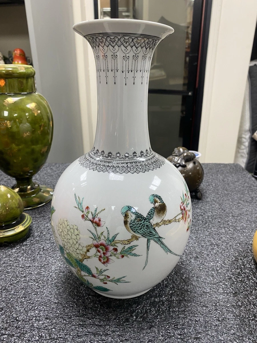 陶瓷器    小瓷瓶 Amazon.com: 小陶瓷花瓶3 件組,青花瓷花瓶組,藝術Fambe 釉瓷花瓶組