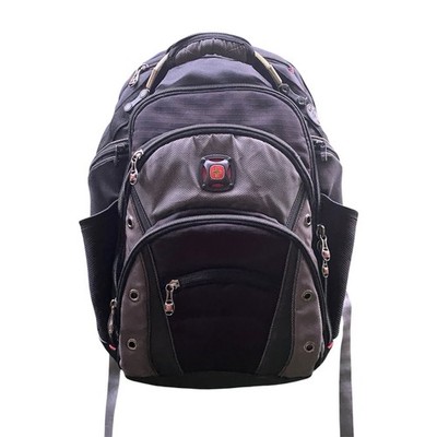 Swiss Gear Backpack Wenger Synergy Pro Tablet Multi-Pockets black gray padded