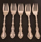 Gorham Strasbourg Sterling Silver 6 3/8" Salad Fork No Monos. Price for 1 Fork