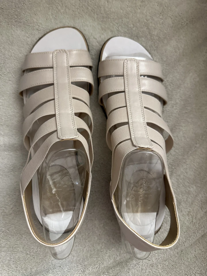 LifeStride Zapatos Mujer Talla 9.5 Rubor Esparta Gladiador Sandalias Tirantes Comodidad Foto 2 de 4