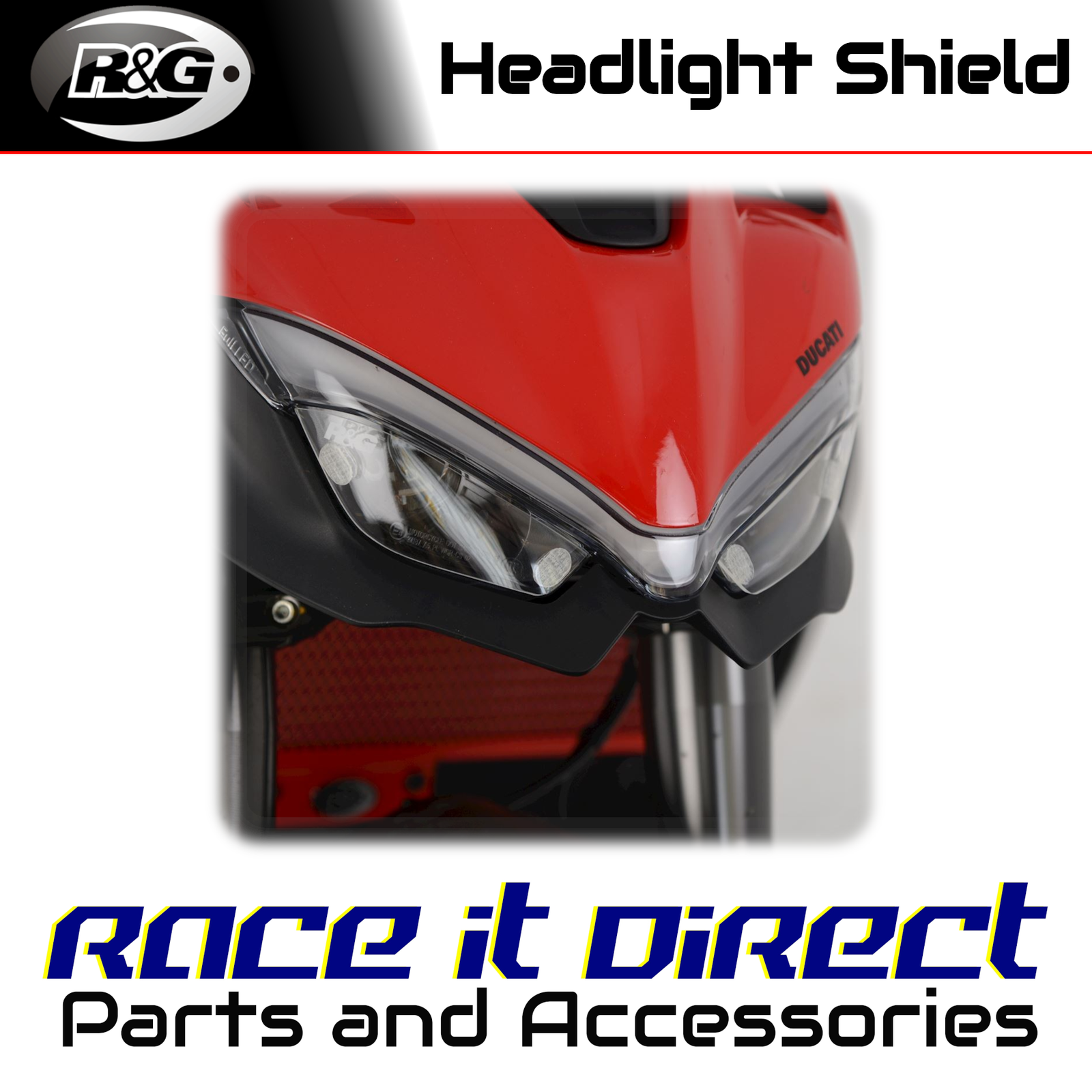 Headlight Shields for Ducati Streetfighter V4 2020-2024 R&G