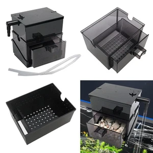 Aquarium Filter Box Overflow Lightweight External Quiet Drawer Tray Water