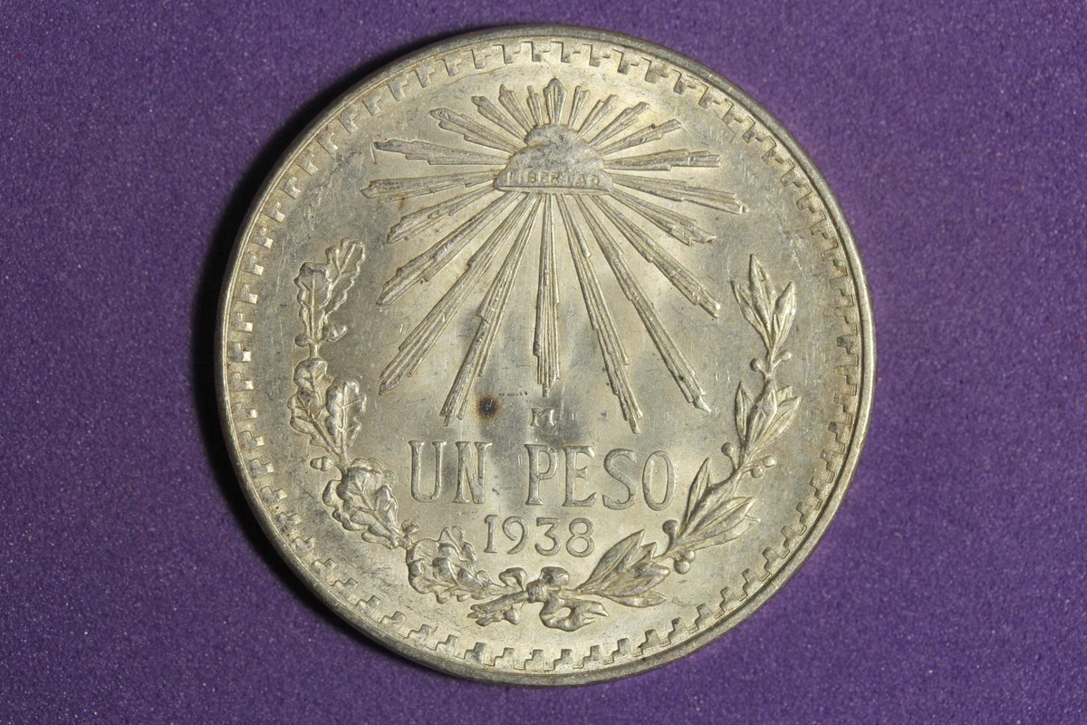 1 Peso 1938 Year Silver Mexican Coins (1905-Now) for sale | eBay