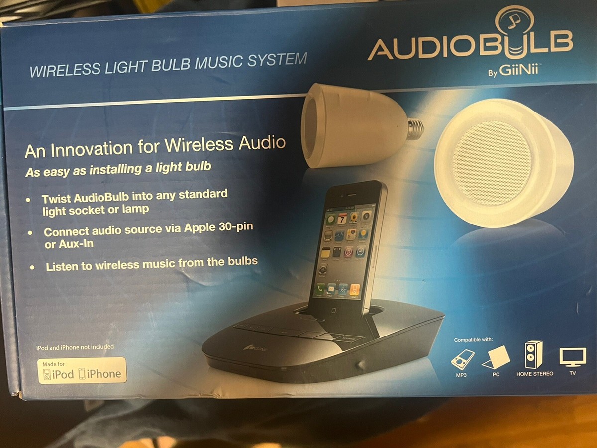 Light Bulb Wireless Speaker System