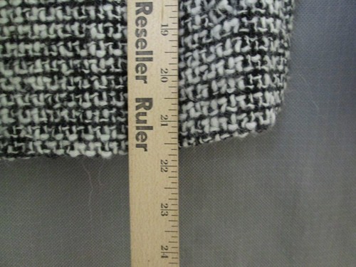 Peruvian Connection Jacket Womens 6 Black & White Alpaca Wool Swing Tweed Blazer - Picture 11 of 19