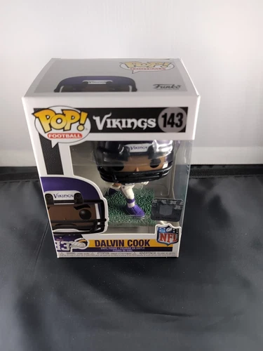 Funko POP! NFL #143 Dalvin Cook Minnesota Vikings w/ Free Protector