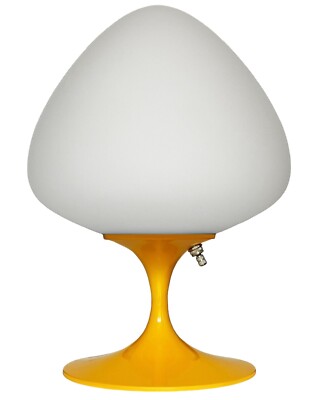 Stemlite Table Lamp by Designline in Bright Orange - Mid Century Retro Lamps