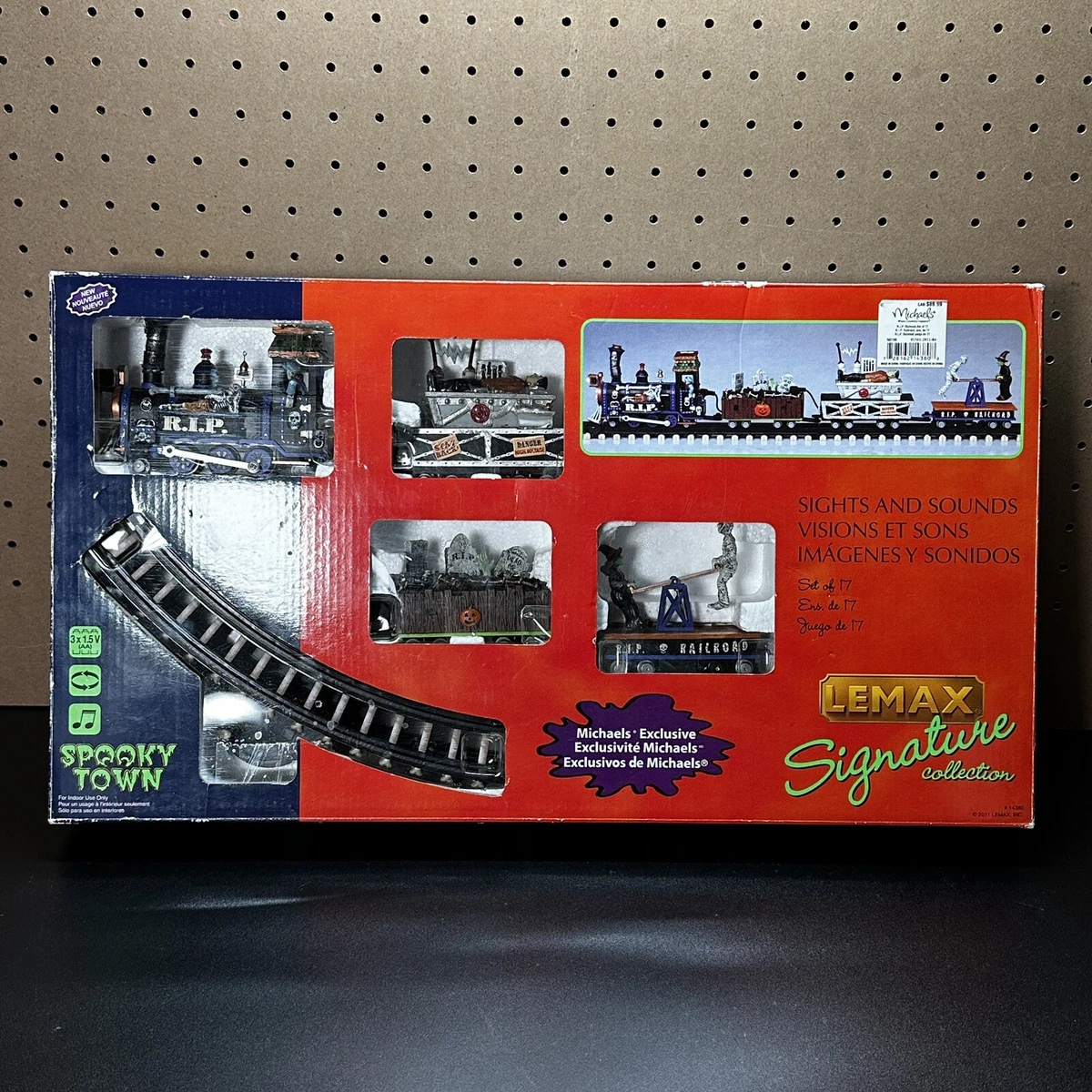 LEMAX RIP RAILROAD Train Set Holiday Village Animated Musical