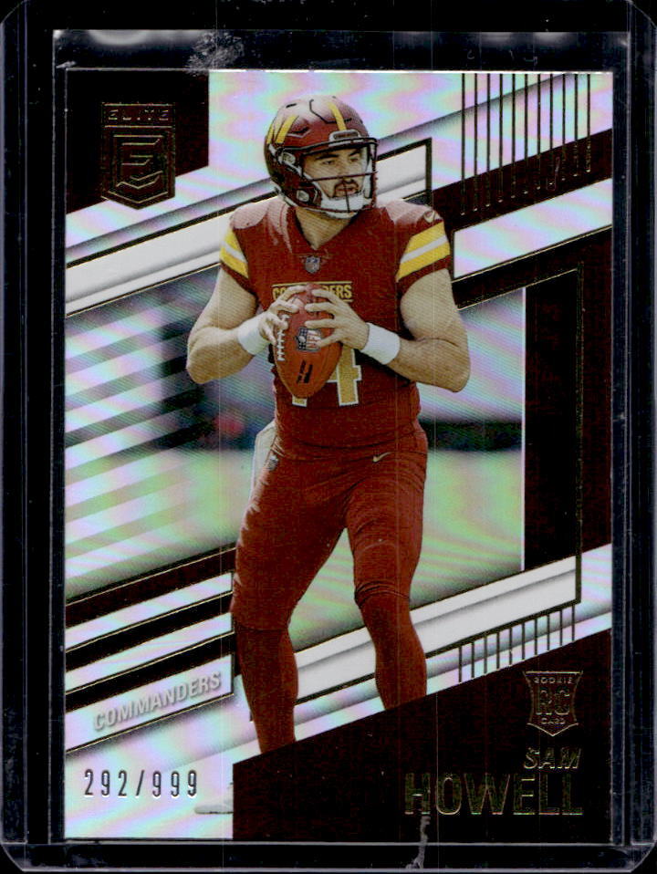 2022 Donruss Elite Sam Howell RC #292/999 #104 Commanders