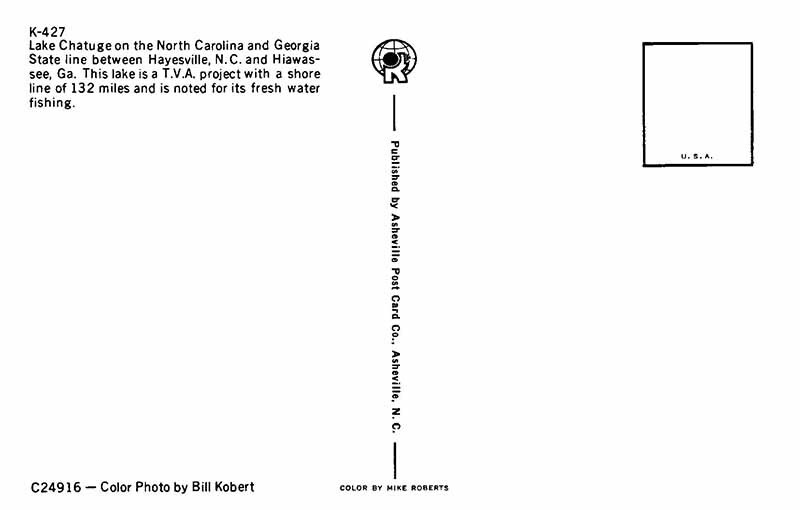 Postcard MOUNTAIN SCENE Hayesville North Carolina NC 10/19 AT4365 eBay