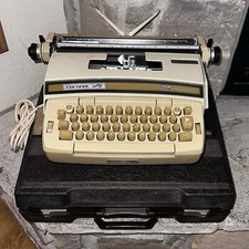 Working Smith Corona Super 12 Coronamatic Brown/Tan Vintage Electric Typewriter thumbnail