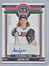 Austin Nye 2022 Panini USA Stars & Stripes Autograph #292/499