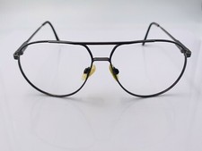 Vintage Marcolin 563 Gray Metal Pilot Sunglasses FRAMES ONLY