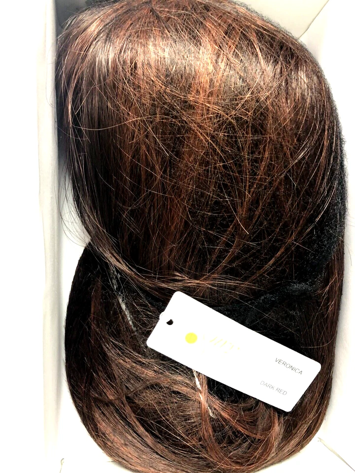 VERONICA Wig Envy Hair 30%70%HeatOK Darker Red LaceFt AllHandtiedMonotop 5STARS - Image 4 of 4