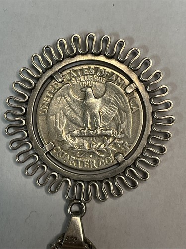 Liberty Quarter Dollar mit Kette aus .835 Silber - BEM267 - Bild 4 von 6