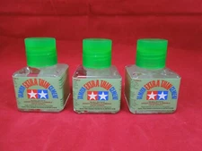 (3) TAMIYA 87038 EXTRA THIN CEMENT PLASTIC MODEL GLUE 40 ml MODELING 3 PACK
