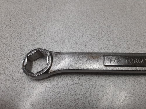 Craftsman -\//\- Series 44385 1/2-in Combination Wrench 6 Point USA - Picture 6 of 7
