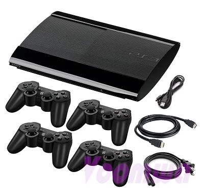 Sony PlayStation 3 - Super Slim Black Composite RCA Video Game