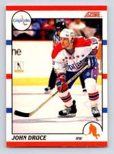 1990-91 Score Canadian Hockey #246 John Druce NHL  Capitals