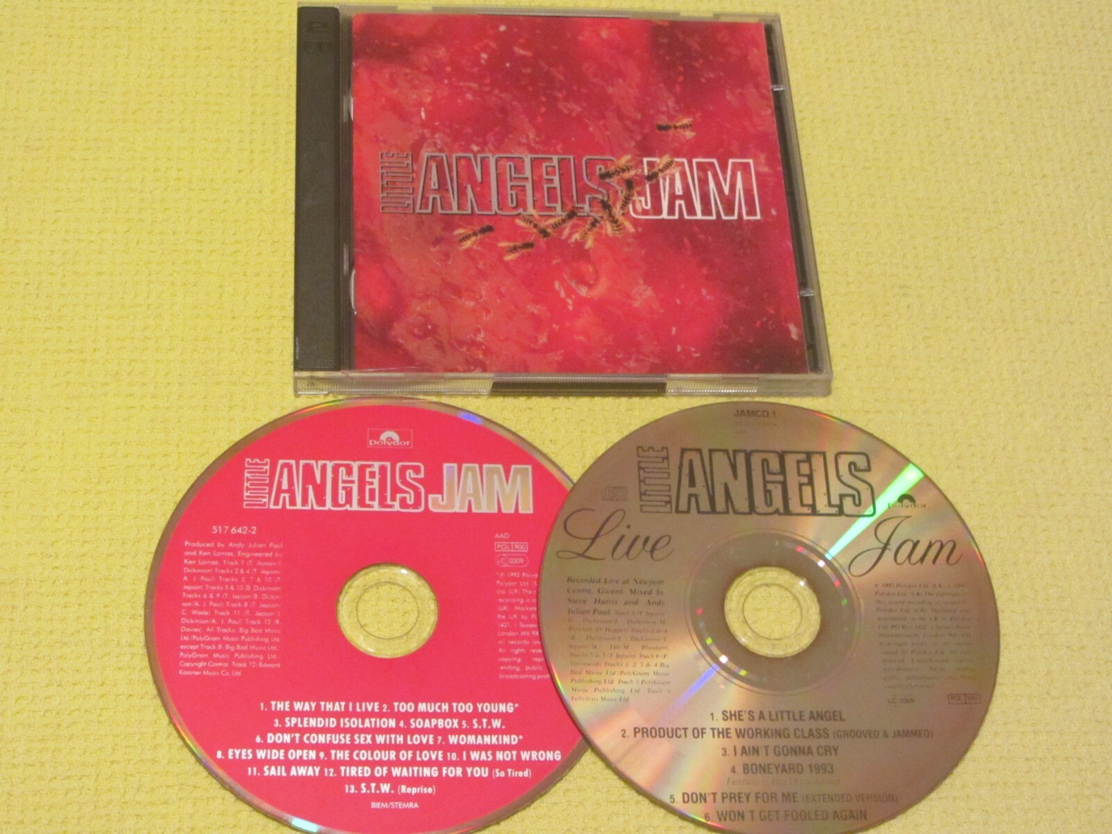 Little Angels Jam 2 CD Album Hard Soft Rock 2nd CD features live tracks