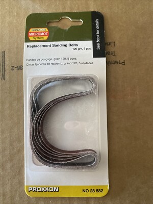 28582 Replacement Sanding Belts For Bsl 115/e 13'' X 13/32'' 120 Grit 5 Pcs.