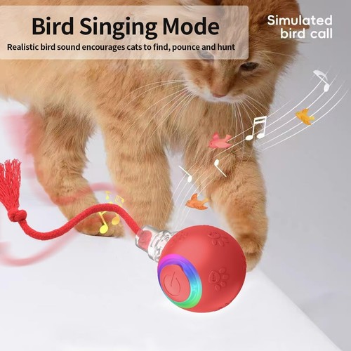 Interactive Cat Toys Set USB Rechargeable Moving Motion-Activated Cat Toy - Picture 4 of 10