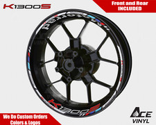 BMW K1300S Wheel Decals K1300 Rim Stickers K 1300S Stripes Set