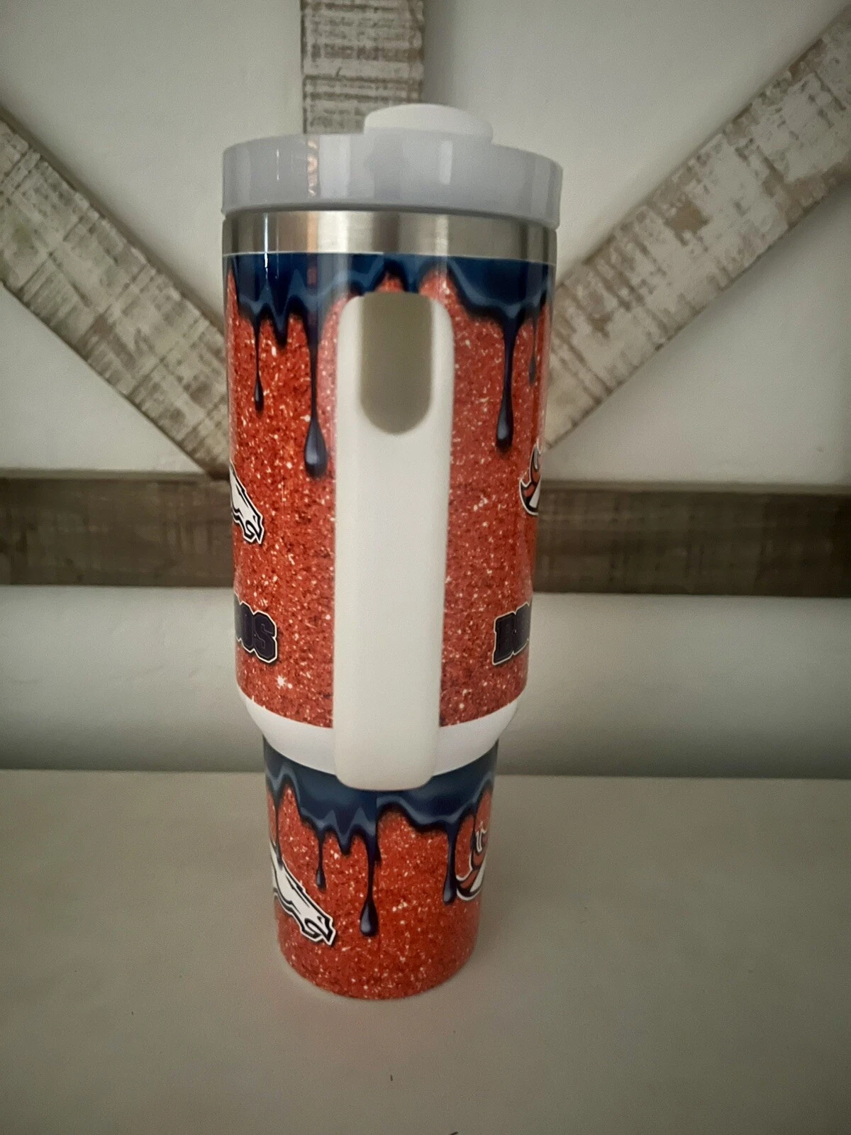 Denver Broncos Football 40oz Tumbler
