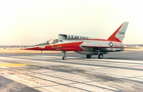 F-107 North American Fighter Airplane Desktop Wood Model Regular Free Shipping - Picture 2 of 2