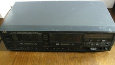 JVC TD-W30 Dual Double Cassette Deck Tape Player Recorder TESTED