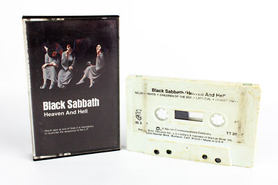 Black Sabbath: Heaven And Hell Cassette Tape - 1980 Warner Bros