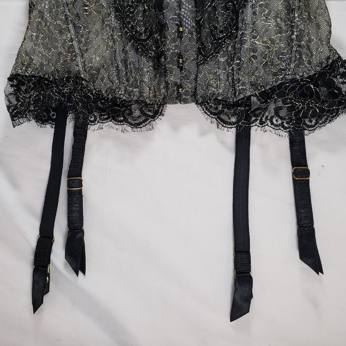 Agent Provocateur Soiree Gardenia AP5 XL Black Silver Lace