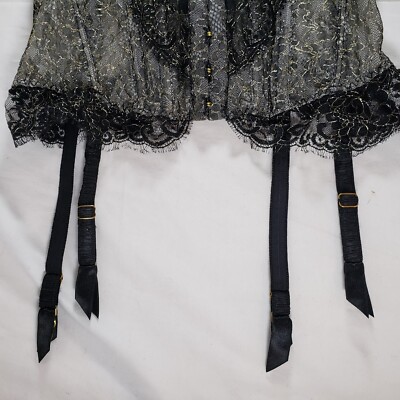 Agent Provocateur Soiree Gardenia AP5 XL Black Silver Lace