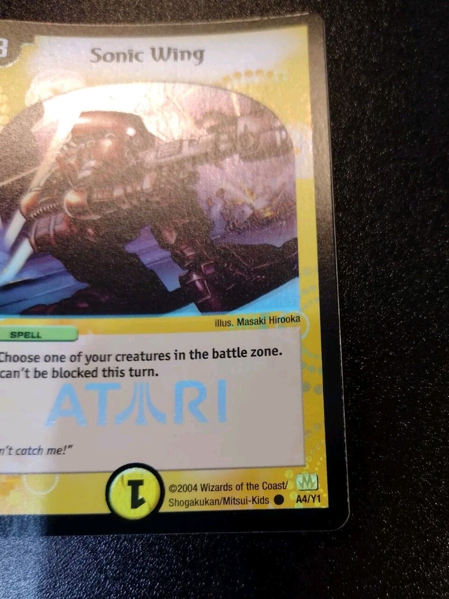 Duel Masters Sonic Wing A4/Y1 Holo Promo Card | eBay