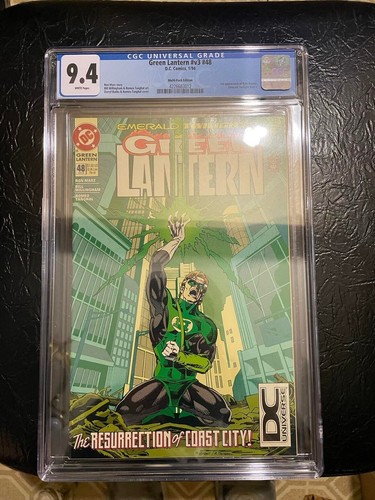 Green Lantern V3 #48 CGC 9.4 NM 1994 1ST app of Kyle Rayner! DC universe RARE AF