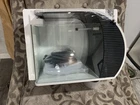 5 Gallon Fish Tanks - Arc-Shaped Glass Fish Tank w/LED Lights - Fish Tank Kit 