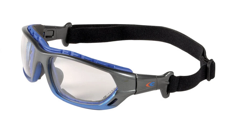 Occhiali Protettivi di Protezione con Elastico Lenti Trasparenti COFRA da Lavoro - Immagine 3 di 4