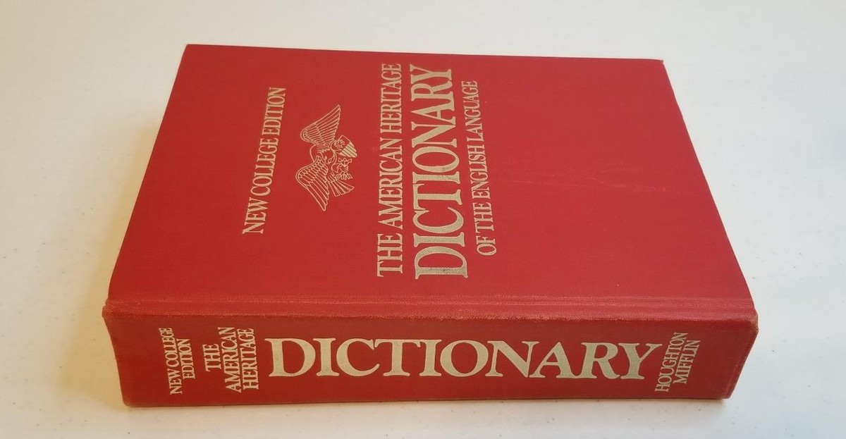 AMERICAN HERITAGE DICTIONARY ENGLISH1976 The American Heritage