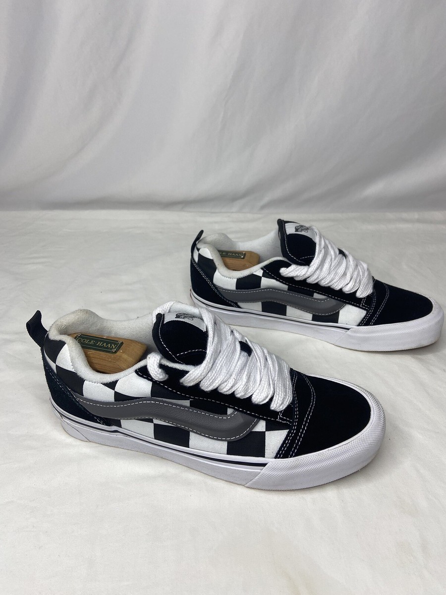 VANS CLASSIC KNU-SKOOL MEGA CHECKERBOARD BLACK