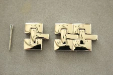 NOS MYSTERY WATCH 15MM STAINLESS STEEL SPARE "T" LINKS WATCH DEPLOYMENT BRACELET