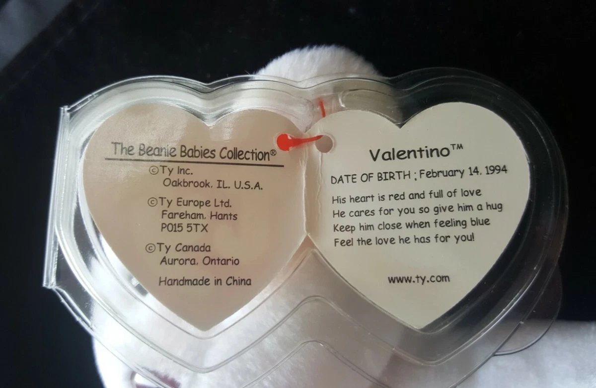 ERRORS Valentino Beanie Baby Misspelled